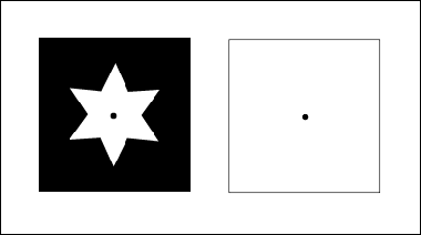 black and white star test